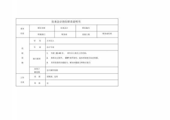 往来会计岗位职责模板-第3张图片-马瑞范文网