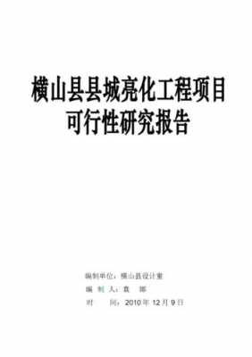  可行性报告封面模板「可行性报告排版」-第2张图片-马瑞范文网