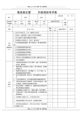 月度考核表范本-月度考核方案模板-第3张图片-马瑞范文网