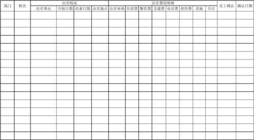  公司出差管理台账模板「公司出差管理台账模板图片」-第2张图片-马瑞范文网