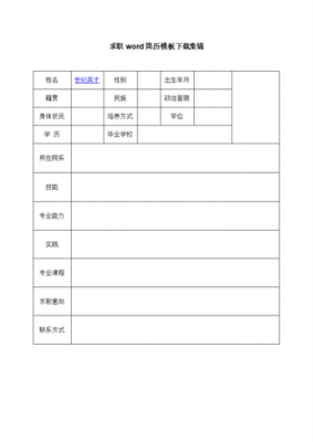 公司模板电子简历（公司模板电子简历怎么弄）-第2张图片-马瑞范文网