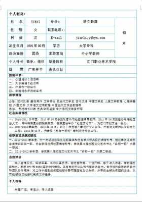 师范专业学生简历 师范类学生简历模板-第2张图片-马瑞范文网