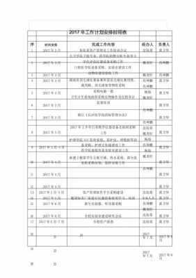 工作安排模板6（工作安排表模版）-第3张图片-马瑞范文网