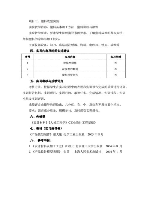  实训大纲模板「实践实训实验大纲」-第3张图片-马瑞范文网