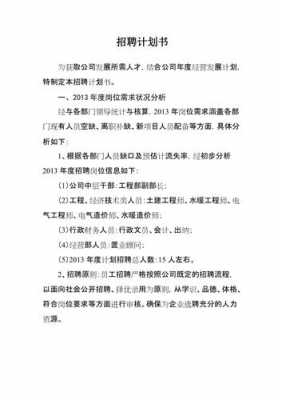 公司招聘策划书模板 招聘策划书模板下载-第1张图片-马瑞范文网