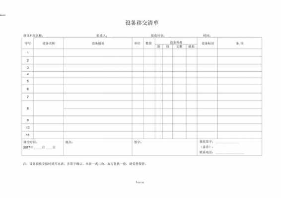  设备交接手续模板「设备交接手续模板怎么写」-第2张图片-马瑞范文网