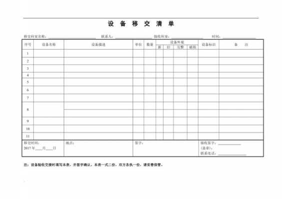  设备交接手续模板「设备交接手续模板怎么写」-第1张图片-马瑞范文网