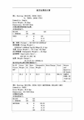 空运运费计算方法 空运就扣收费标准模板-第2张图片-马瑞范文网