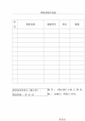 物资采购单模板（物资采购单表格）-第2张图片-马瑞范文网