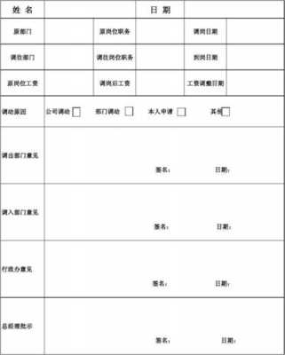 东西调动表格模板怎么做 东西调动表格模板-第3张图片-马瑞范文网