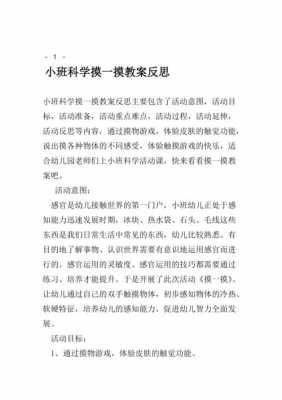 小班科学活动模板,小班科学活动模板及反思 -第2张图片-马瑞范文网