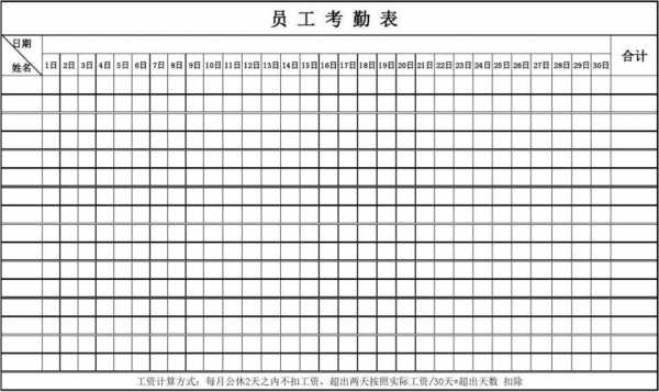 零星用工考勤表模板_零星用工管理制度-第2张图片-马瑞范文网