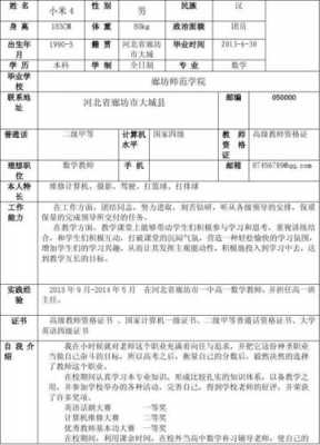 火花机技师简历模板,火花机的求职简历 -第3张图片-马瑞范文网