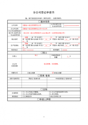 分公司设立证明模板,分公司设立登记流程 -第2张图片-马瑞范文网