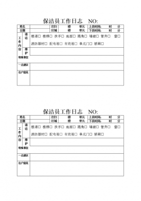 保洁主管工作日志怎么写-保洁主管工作日志模板-第3张图片-马瑞范文网