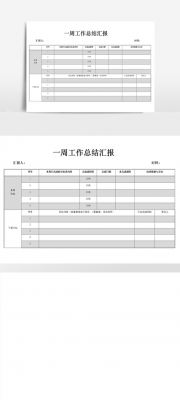 周总结word模板-周总结万能模板100字-第2张图片-马瑞范文网