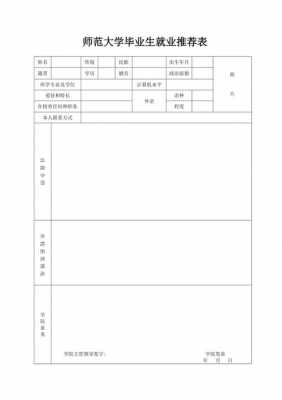 就业推荐表模板湛师（就业推荐表 范例）-第2张图片-马瑞范文网