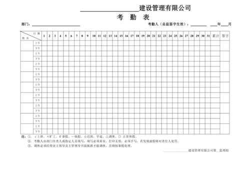 试验室考勤表模板_试验室考核办法-第2张图片-马瑞范文网