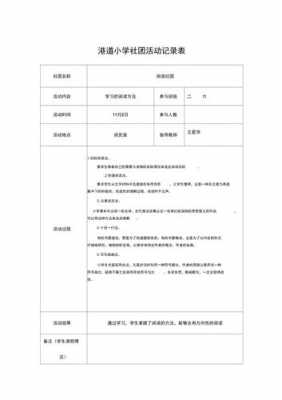 社团考察记录表模板图片-社团考察记录表模板-第2张图片-马瑞范文网