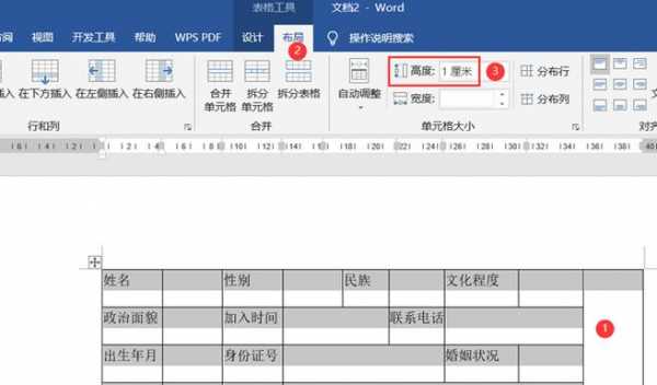 表格模板word,表格模板制作教程 -第2张图片-马瑞范文网