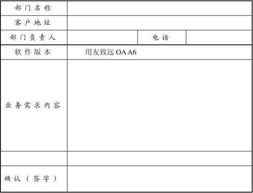 内部业务确认单模板（业务确认流程）-第2张图片-马瑞范文网