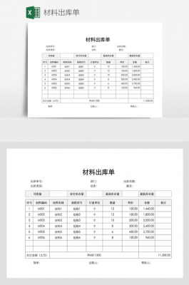 建筑材料进出库单模板-第1张图片-马瑞范文网