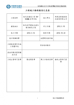 通信工程验收报告怎么写-第2张图片-马瑞范文网