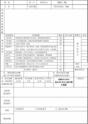 升职评估表怎么写-第1张图片-马瑞范文网