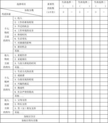 职业决策表模板（职业决策怎么写模板）-第3张图片-马瑞范文网