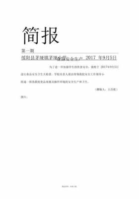 食品安全检查简报模板（食品安全检查简报范文）-第1张图片-马瑞范文网