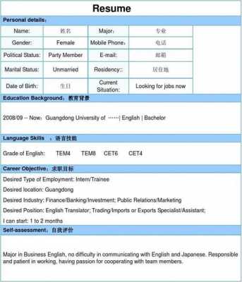 金融简历范文 金融英文简历模板-第3张图片-马瑞范文网