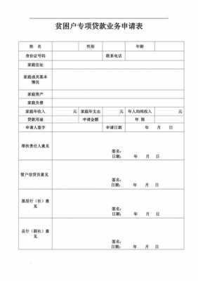 业务借款申请单模板（贷款业务申请表）-第3张图片-马瑞范文网