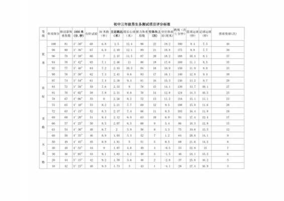  体育考试成绩册模板「体育考试成绩表」-第3张图片-马瑞范文网