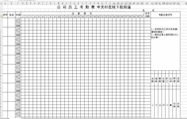  离职考勤表模板「离职考勤表怎么写」-第3张图片-马瑞范文网