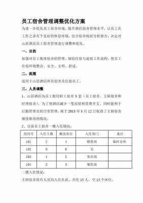 宿舍调整方案怎么写-第3张图片-马瑞范文网