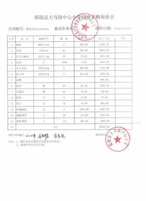 绿化维护费询价表模板-第2张图片-马瑞范文网