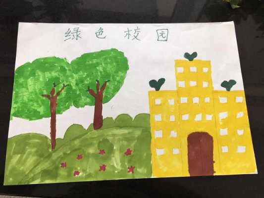 创建绿色校园的手抄报模板,创建绿色校园手抄报简笔画 -第3张图片-马瑞范文网