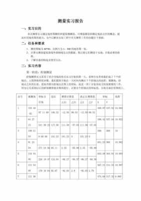 土木测量报告模板范文-第3张图片-马瑞范文网