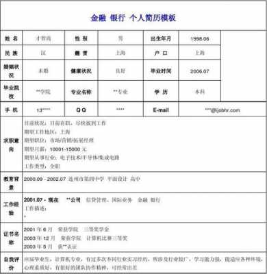 金融专业实习简历模板,金融专业简历范文 -第3张图片-马瑞范文网