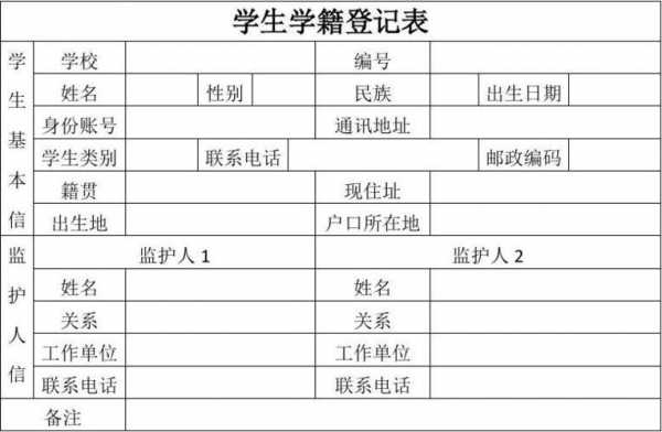 一年级新生学籍模板是建学籍吗 一年级新生学籍模板-第2张图片-马瑞范文网