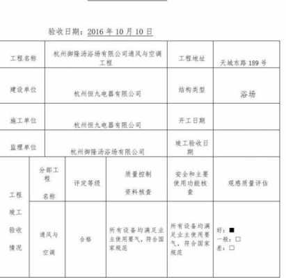  空调整体验收报告模板「空调验收方案」-第3张图片-马瑞范文网