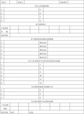 晨会汇报内容 晨会报告表格模板下载-第3张图片-马瑞范文网