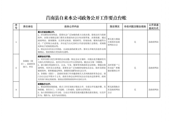 政务公开台账表格模板（政务公开台账表格模板图片）-第3张图片-马瑞范文网