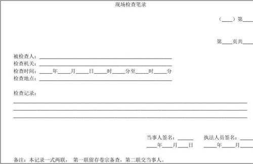 食品药品检查记录模板,食品药品现场检查笔录范文 -第1张图片-马瑞范文网