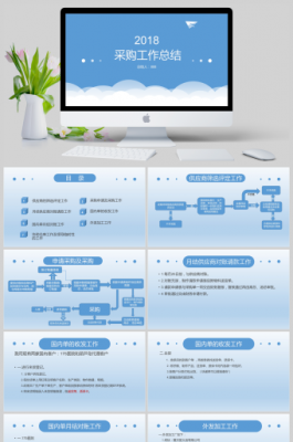 采购月工作总结ppt模板-第3张图片-马瑞范文网