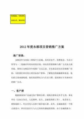 房地产项目推广方案怎么写-房地产项目推荐模板-第3张图片-马瑞范文网