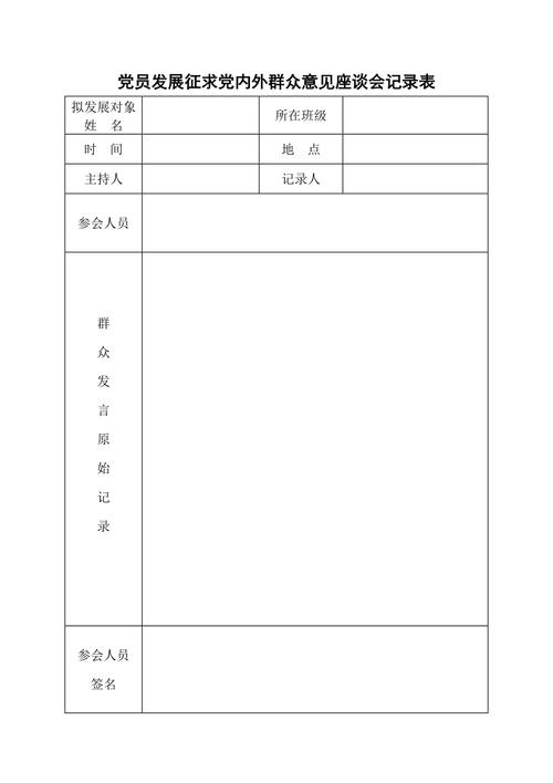 党外群众意见会议记录-第2张图片-马瑞范文网