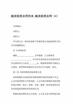 融资租赁业务合同模板下载-融资租赁业务合同模板-第3张图片-马瑞范文网