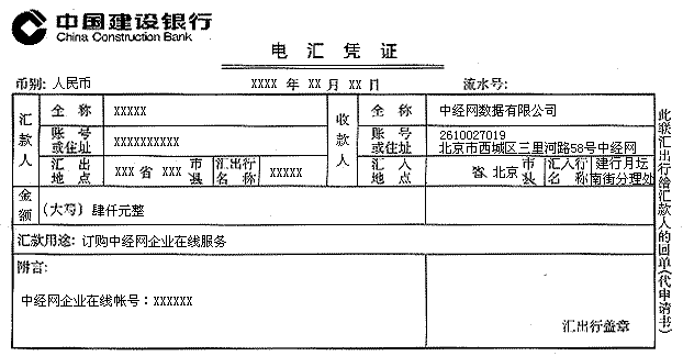  电汇申请书模板「电汇填写格式」-第3张图片-马瑞范文网