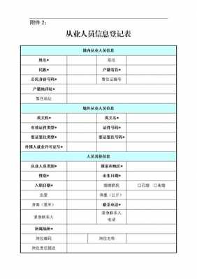 人员信息表模板制作方法 人员信息表模板制作-第1张图片-马瑞范文网